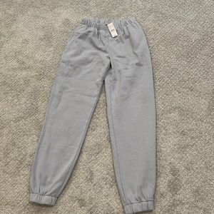 Brandy Melville sweatpants in light blue. One size fits all